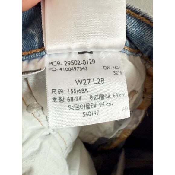 Levi’s | Women’s 501 Skinny Button Fly High Waisted Jeans | Tango Talks | Sz 27 - Picture 9 of 9